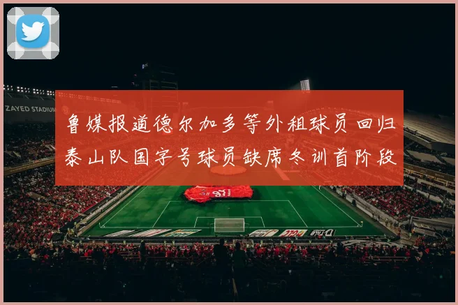 鲁媒报道德尔加多等外租球员回归泰山队国字号球员缺席冬训首阶段